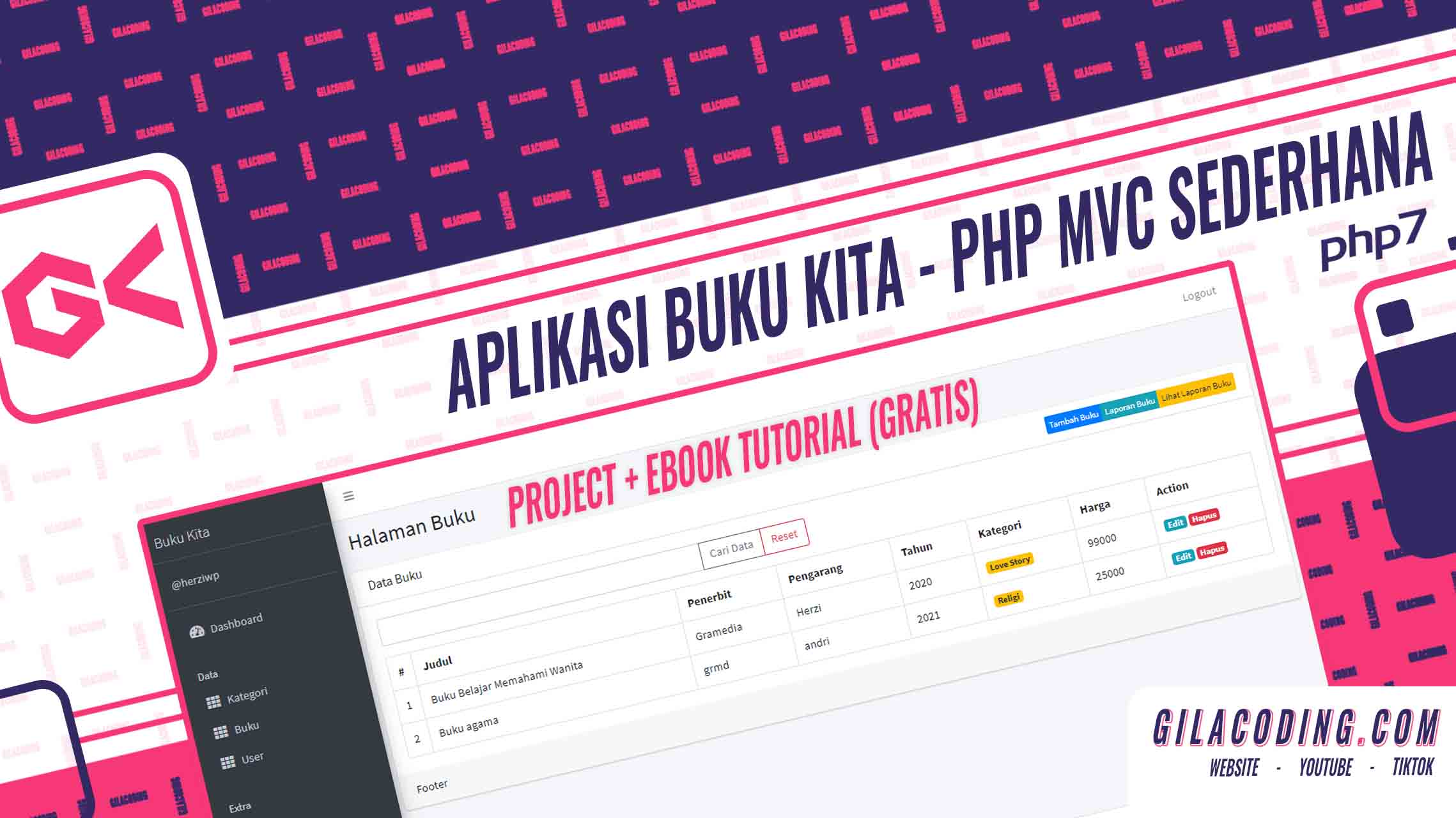 Contoh dan Tutorial Project PHP OOP MVC Sederhana