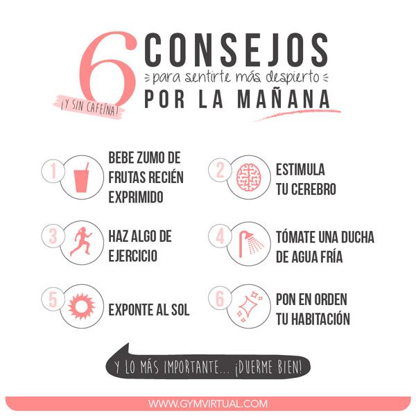 6 CONSEJOS PARA ESTAR MÁS DESPIERTO POR LA MAÑANA GYM