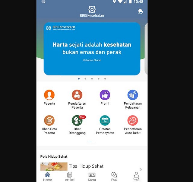 Aplikasi Mobile JKN Harian Nusantara