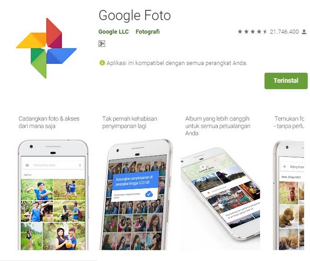 Google Photos Aplikasi Penyimpanan Album Foto dan