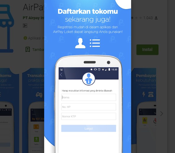 Airplay Loket Aplikasi Pembayaran Pulsa dan Tagihan