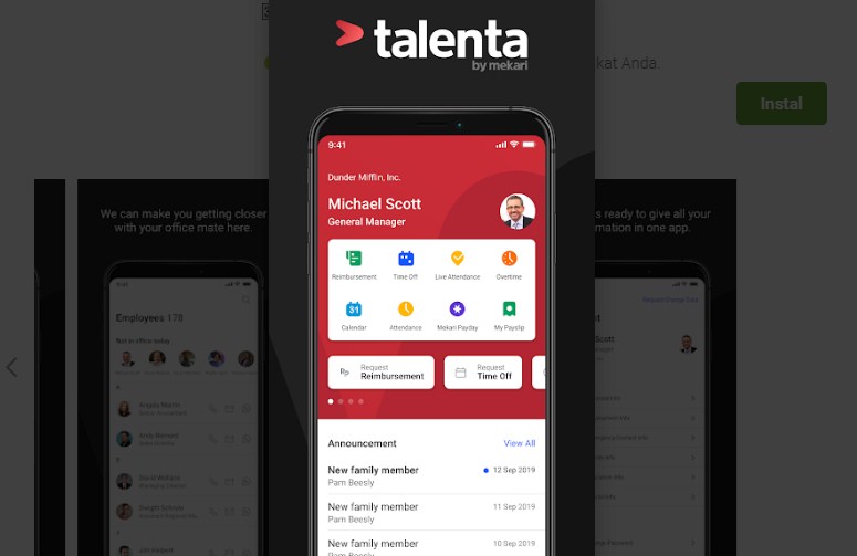 Aplikasi Talenta Mobile Harian Nusantara