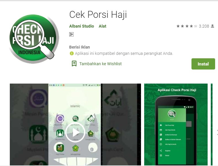 Aplikasi Check Porsi Haji Indonesia Harian Nusantara