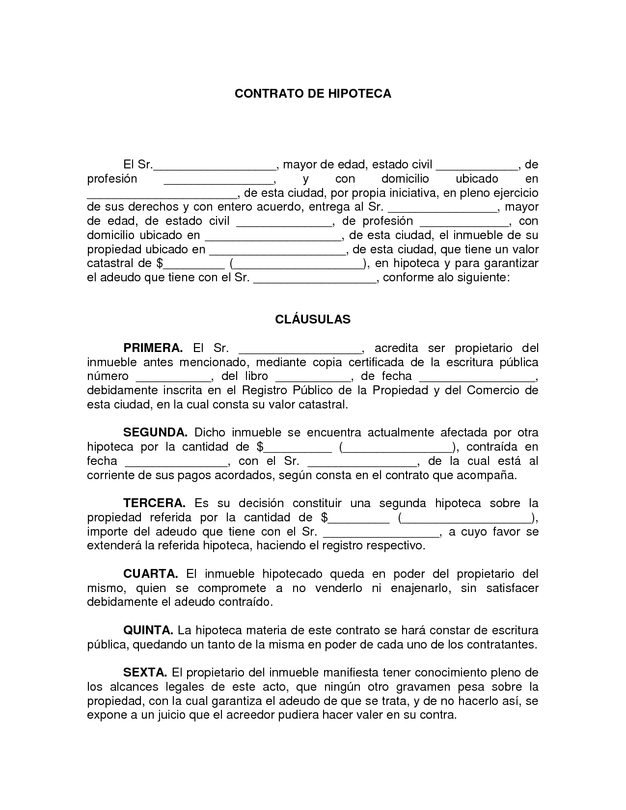 Contratacion de la hipoteca todo lo que hay que saber