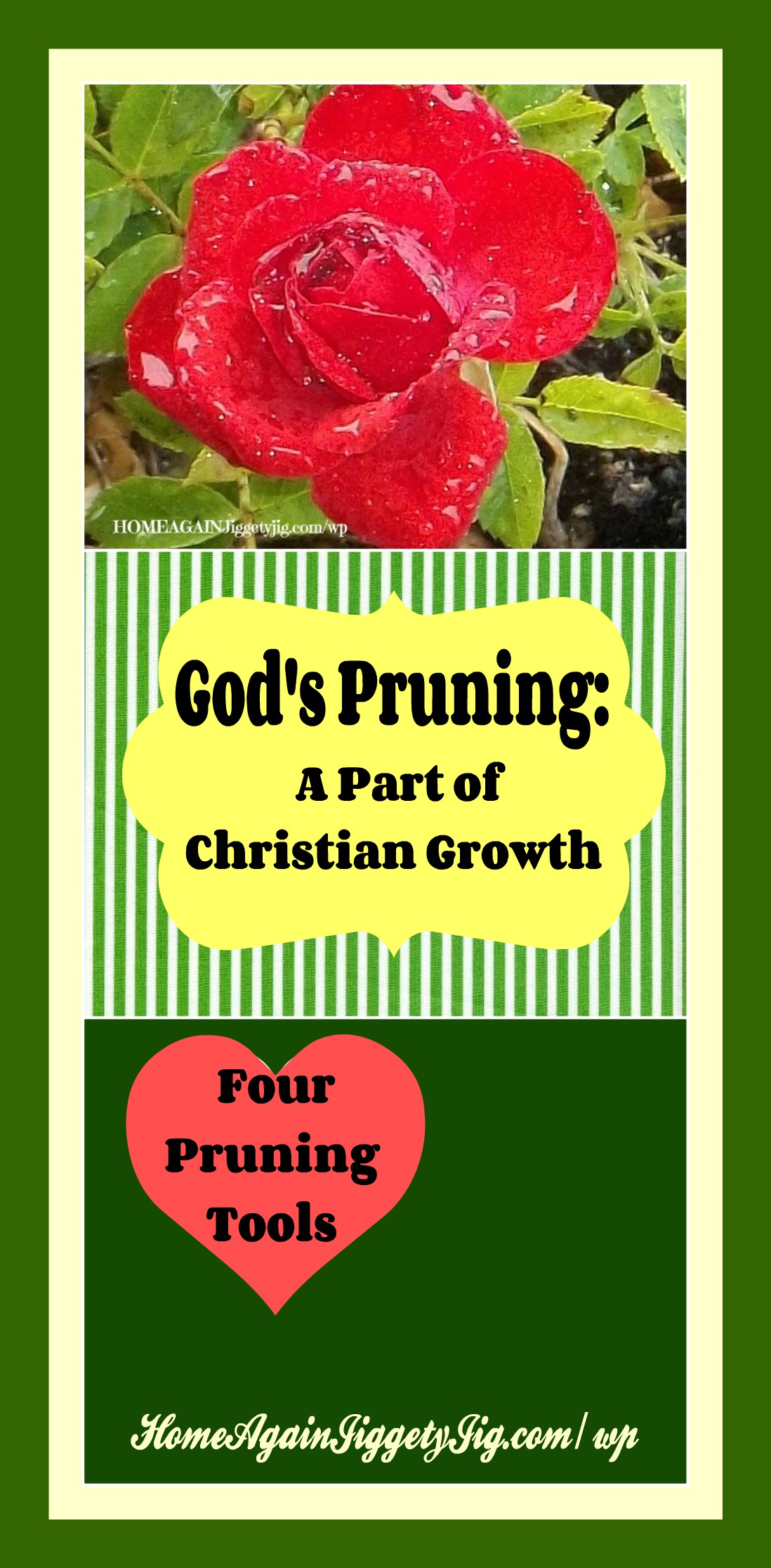 GOD’S PRUNING A Part of Christian Growth HOME AGAIN