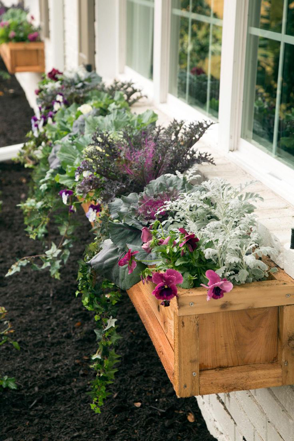 25 Wonderful DIY Window Box Planters Home Design And