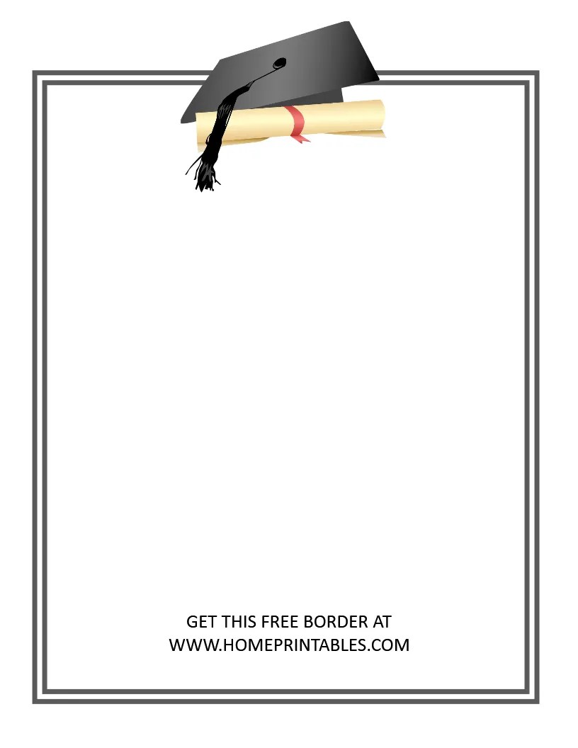 Create and Print Free Printable Graduation Cards at Home
