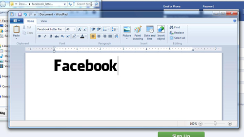 How to Download Font Used in Facebook Logo HowTech