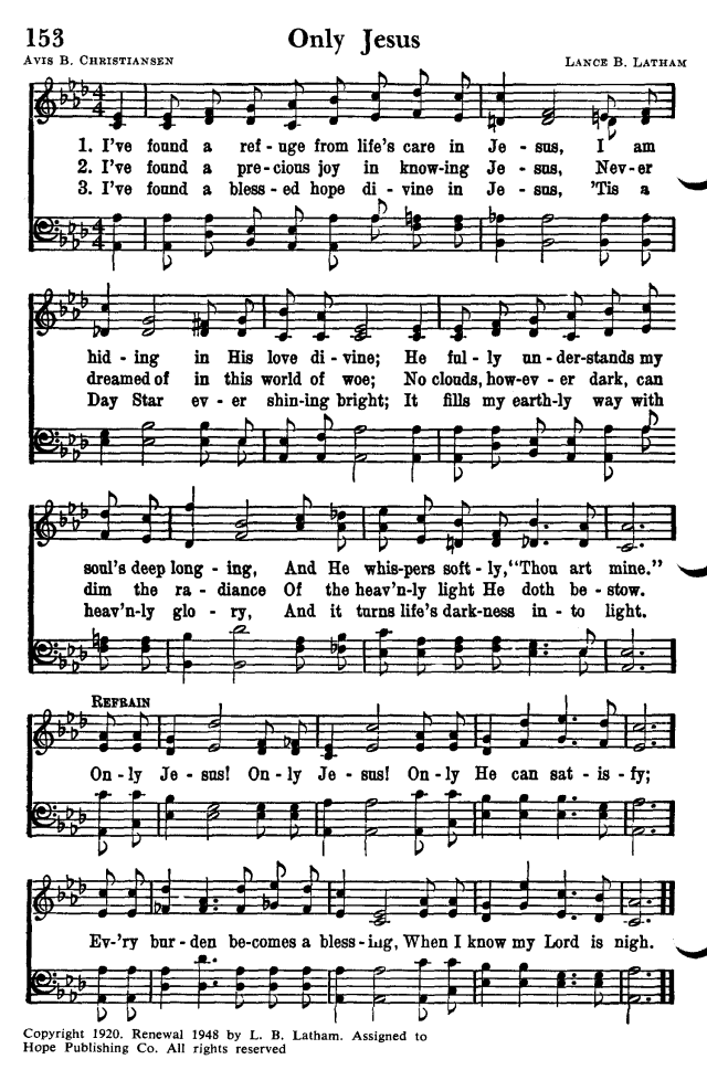 Favorite Hymns of Praise 154. Jesus! what a Friend for