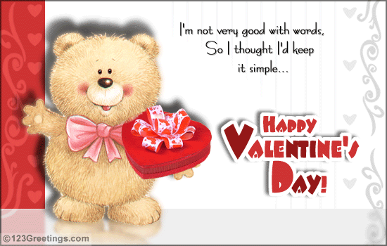 An Ecard For Your Valentine! Free Happy Valentine's Day