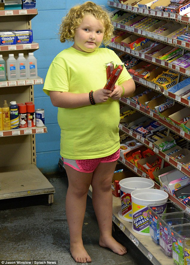Honey Boo Boo following Mama June's split from Sugar Bear buys comfort food Daily Mail Online