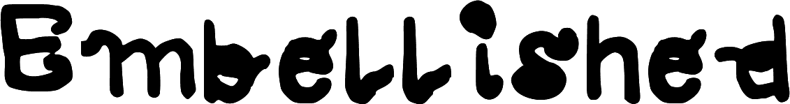 Embellished Regular font