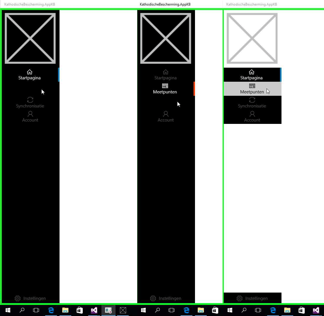 UWP XAML Button disappears behind background when hovering over