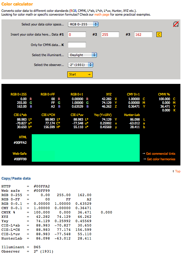 c What's wrong with this RGB to XYZ color space conversion algorithm? Stack Overflow