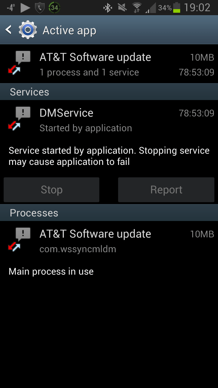 samsung galaxy s 3 How can I ignore the AT&T software update
