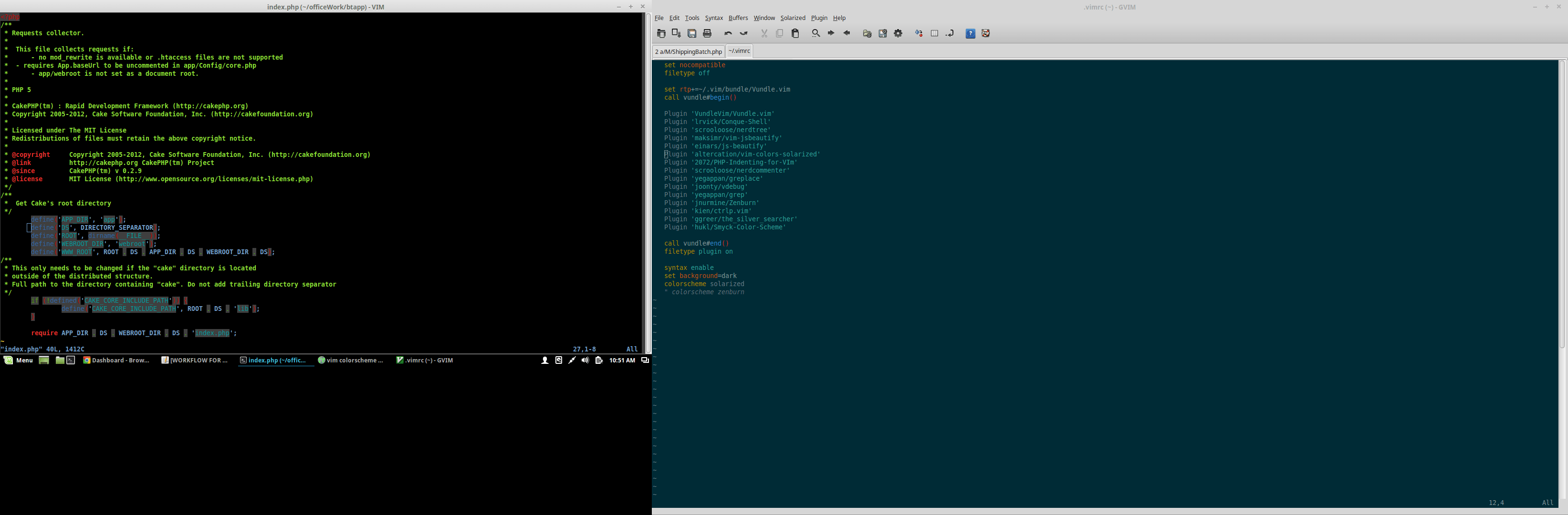 vim plugin vim colorscheme not working in terminal vim but working in gvim Stack Overflow