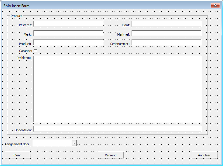 How to update data of an excel sheet in a userform with
