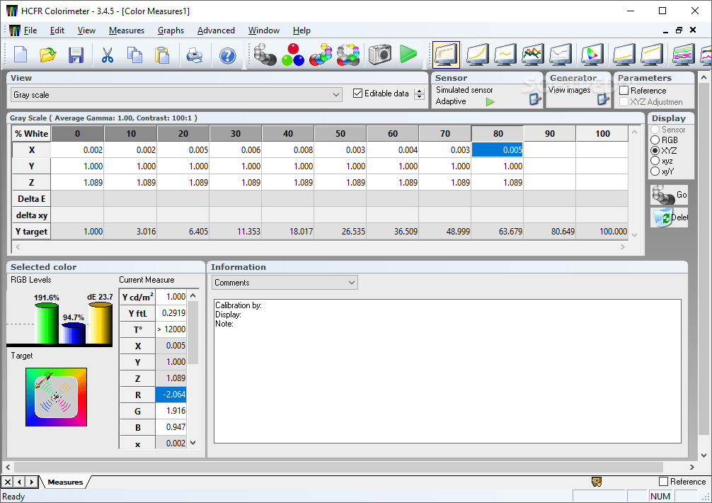 Download HCFR Colorimeter 3.5.1.4