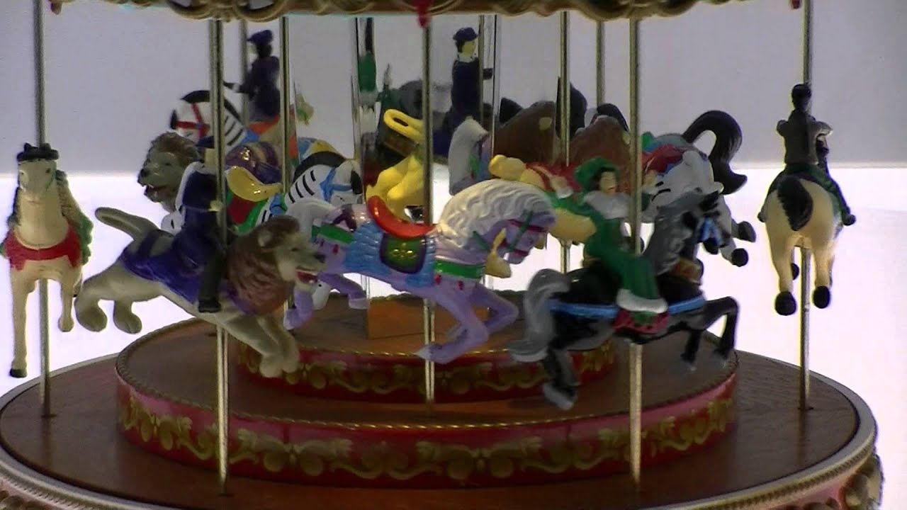Mr Christmas Triple Decker Musical Carousel YouTube