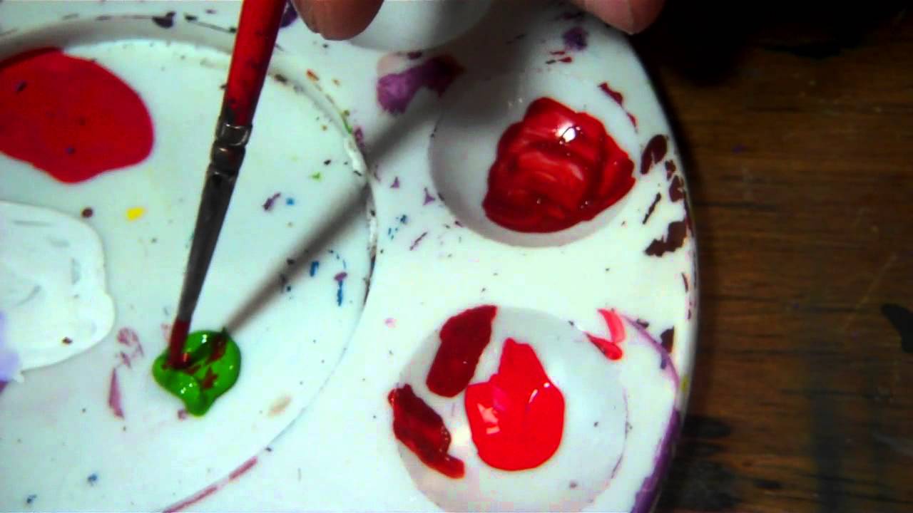 How to Mix a darker red paint YouTube