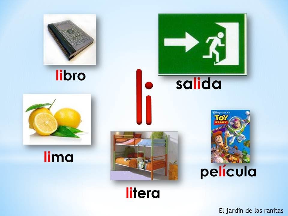  5 Sílabas la le li lo lu Syllables with L YouTube