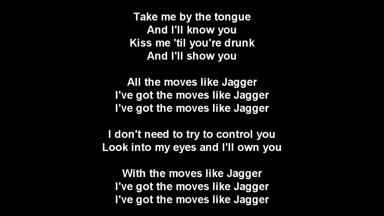 Maroon 5 Moves Like Jagger + Lyrics YouTube