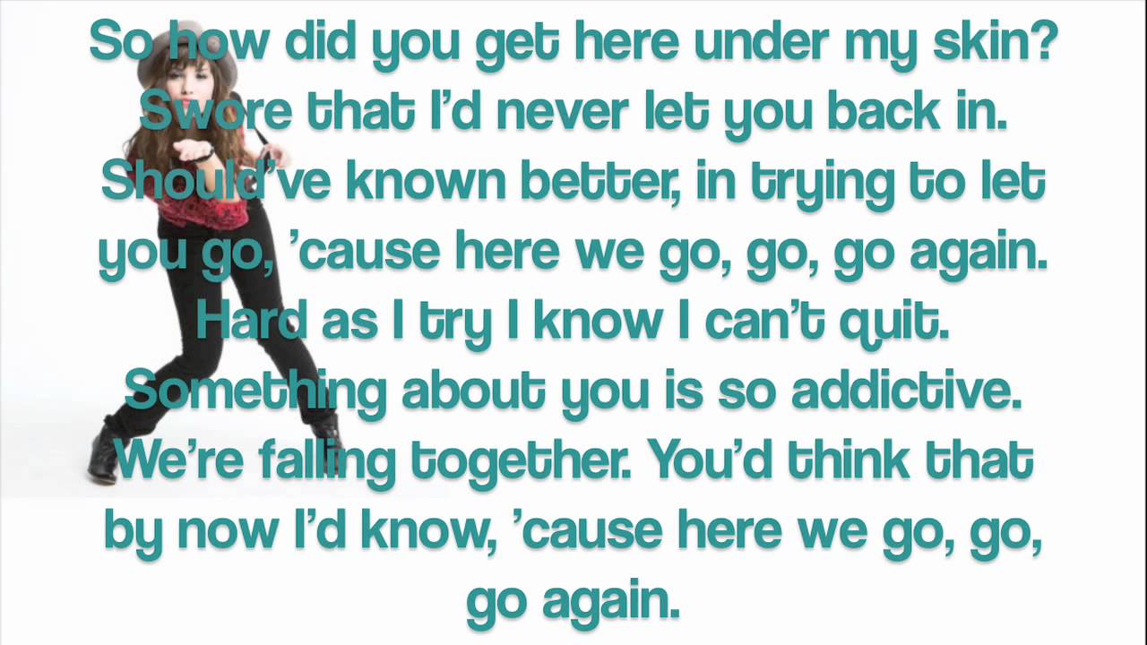 Demi Lovato Here We Go Again Lyrics YouTube