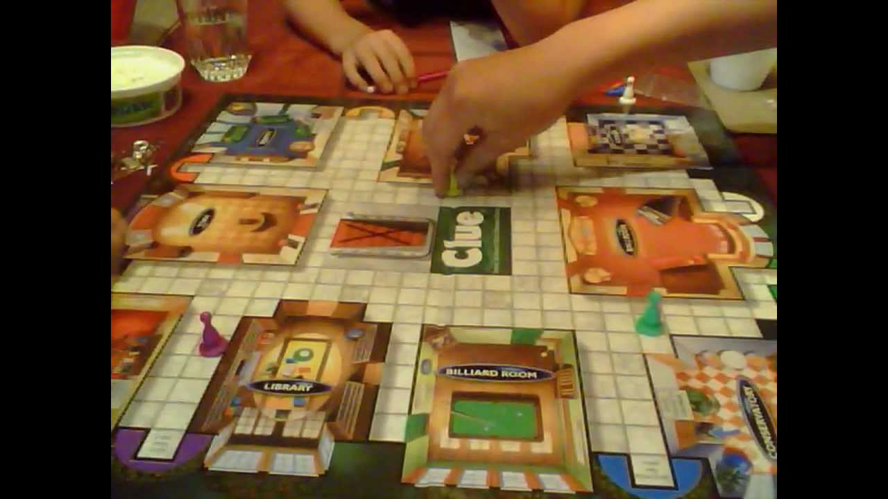 "I play CLUE the board game for the first time XD" (feat
