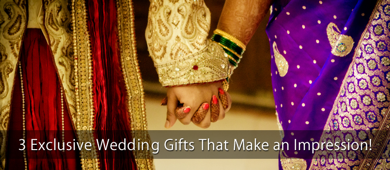 3 Exclusive Wedding Gifts That Make an Impression