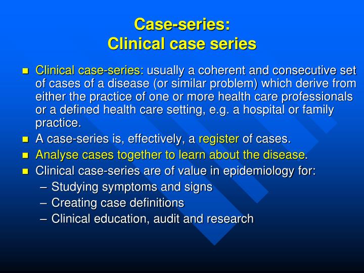 PPT Study Designs in Epidemiology PowerPoint