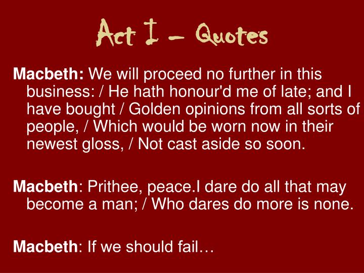 PPT MACBETH PowerPoint Presentation ID1279262