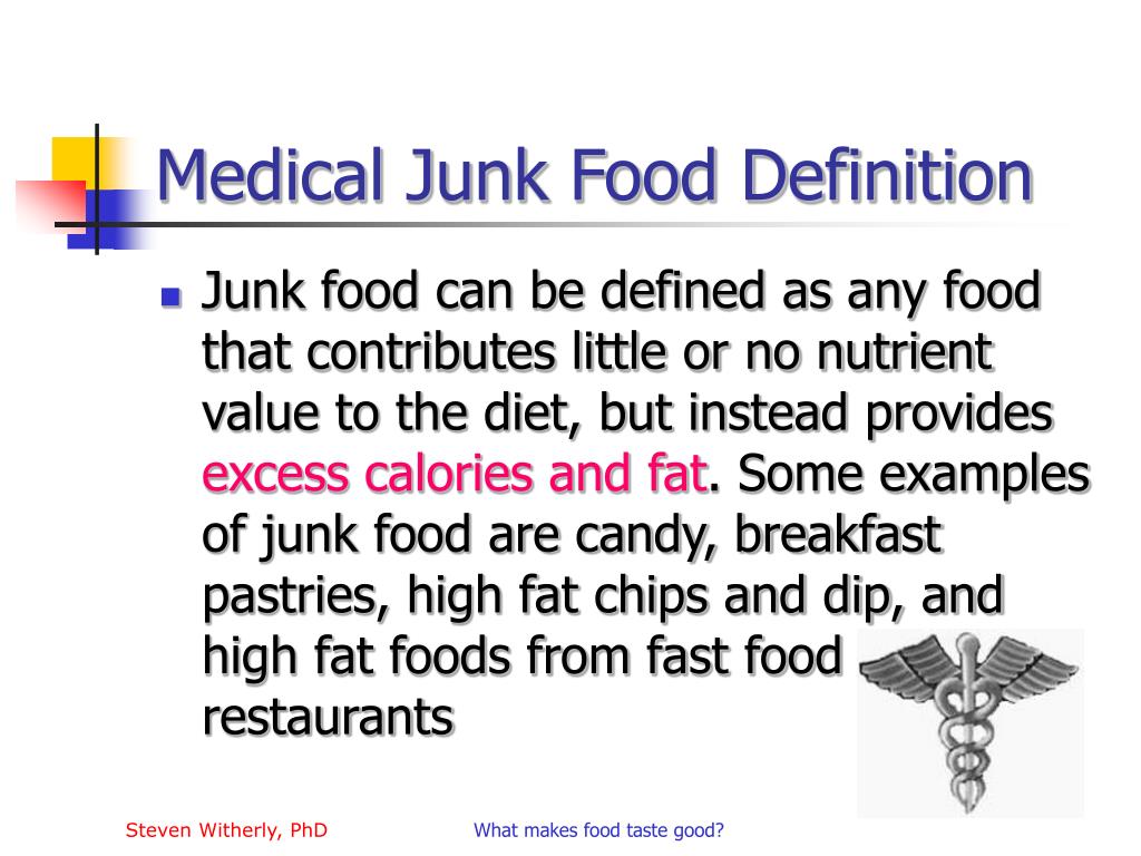 PPT Why Humans Like Junk Food PowerPoint Presentation