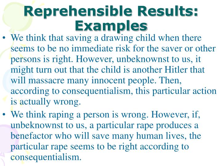 PPT Consequentialism PowerPoint Presentation ID211798