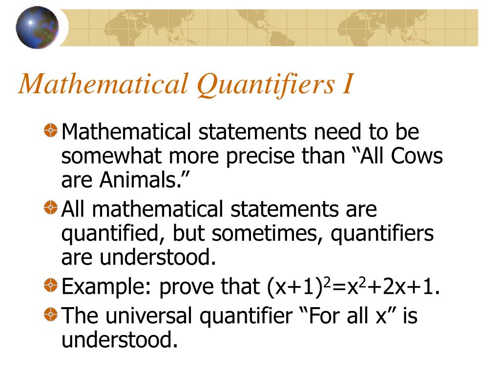PPT Mathematical Reasoning PowerPoint Presentation ID268340