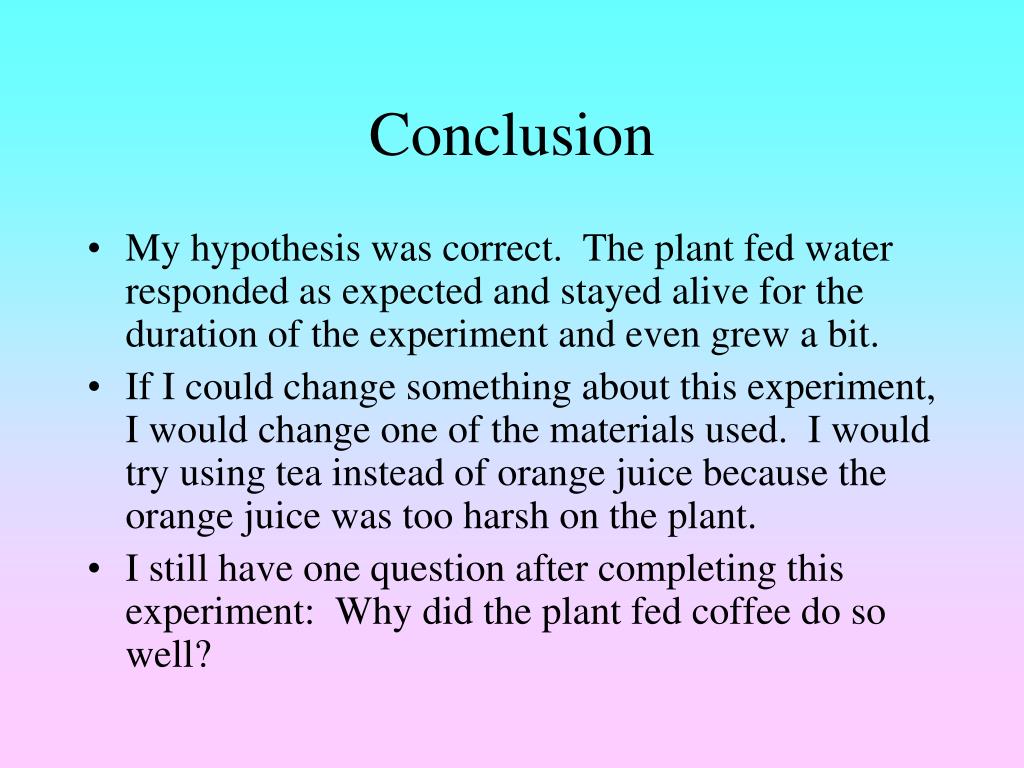 PPT MY SCIENCE FAIR PROJECT FEEDING HOUSE PLANTS