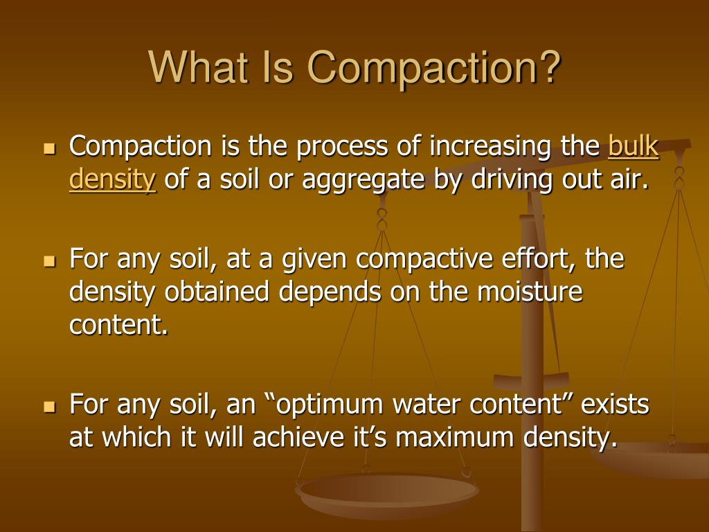 PPT Proctor Compaction Test for Maximum Dry Density