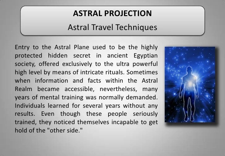 Astral Travel Technique