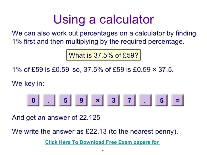 Calculate percentage change