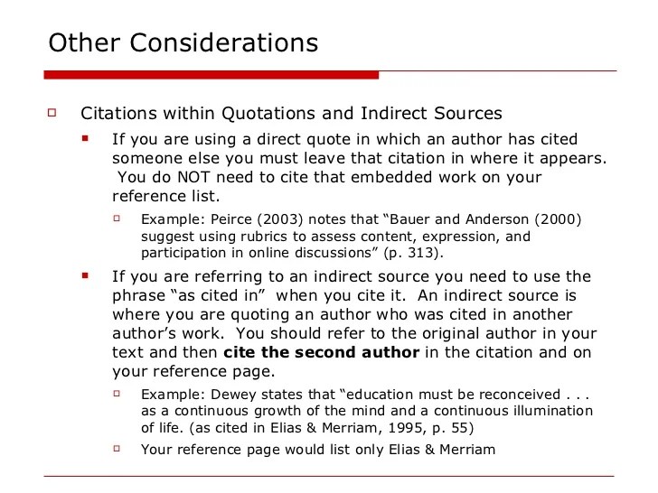 Quoting in an essay apa