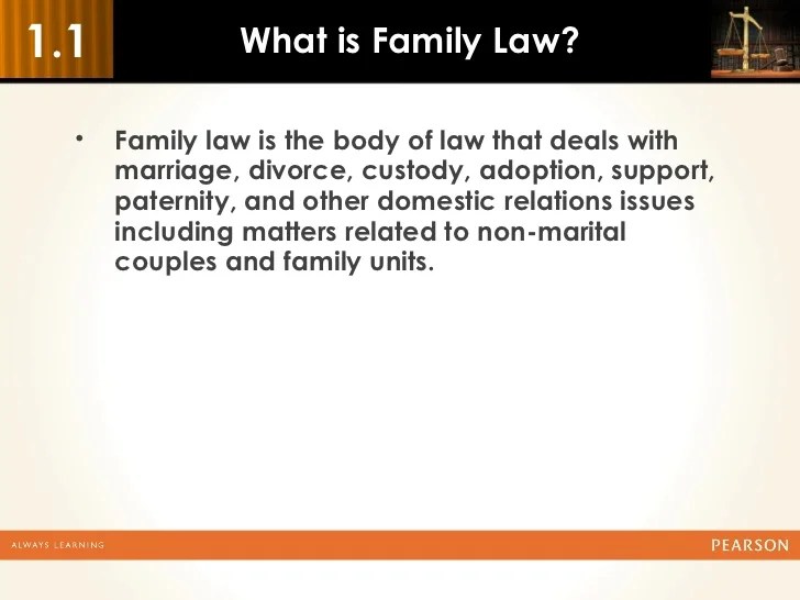 Introduction to family law