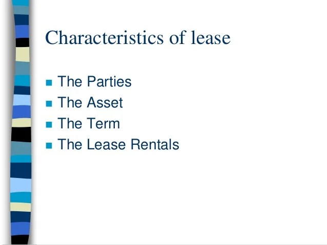 Leasing