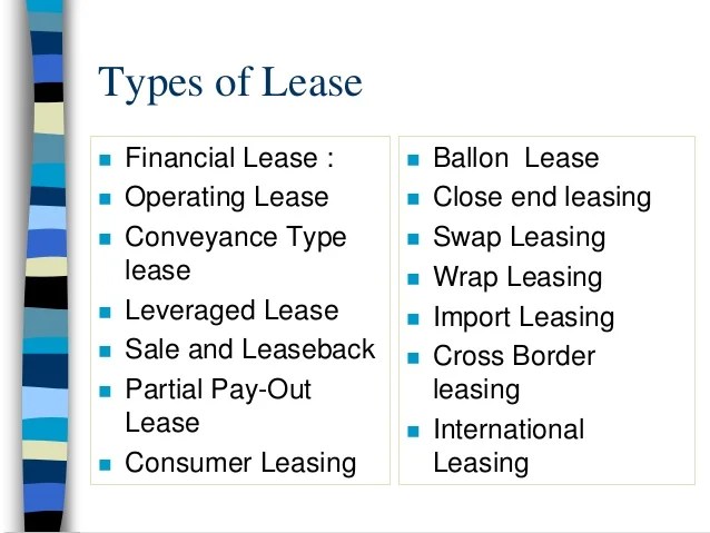 Leasing
