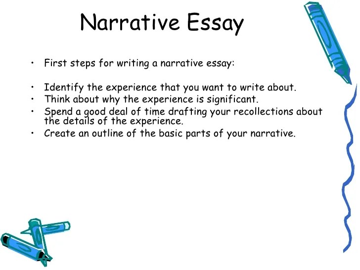 Lecture 6 narrative essay