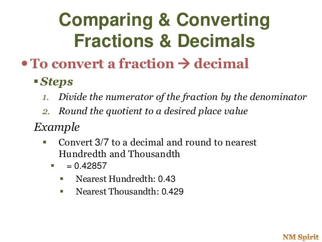 Oprations Of Decimal Numbers