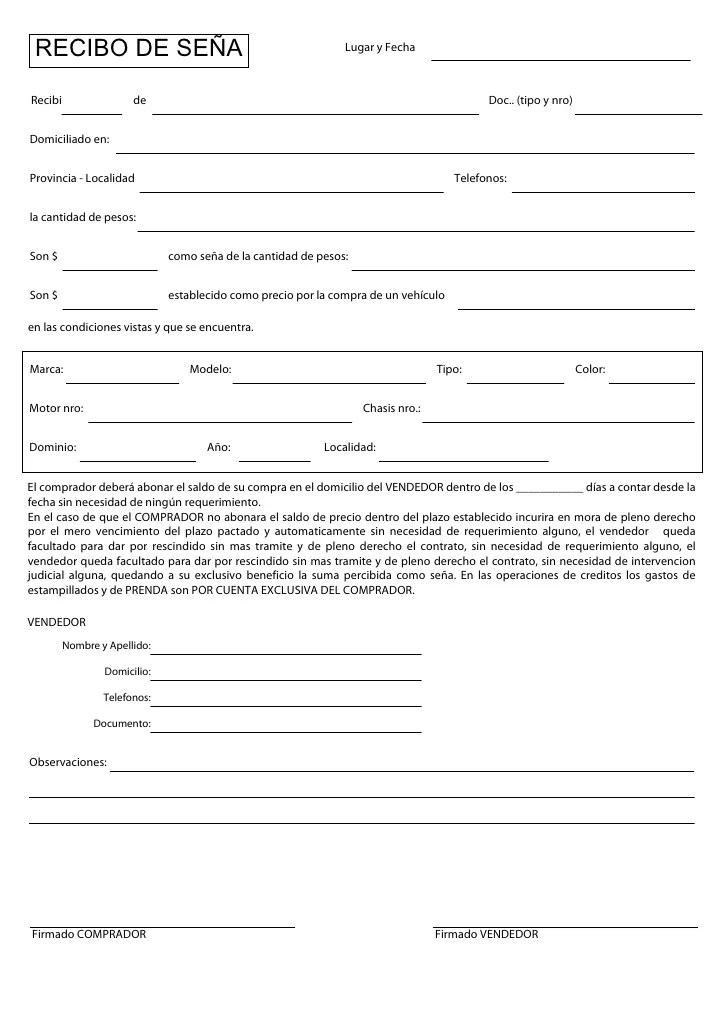 Recibo senia interactivo