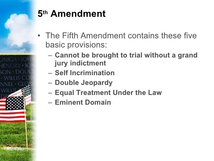 The Bill Of Rights