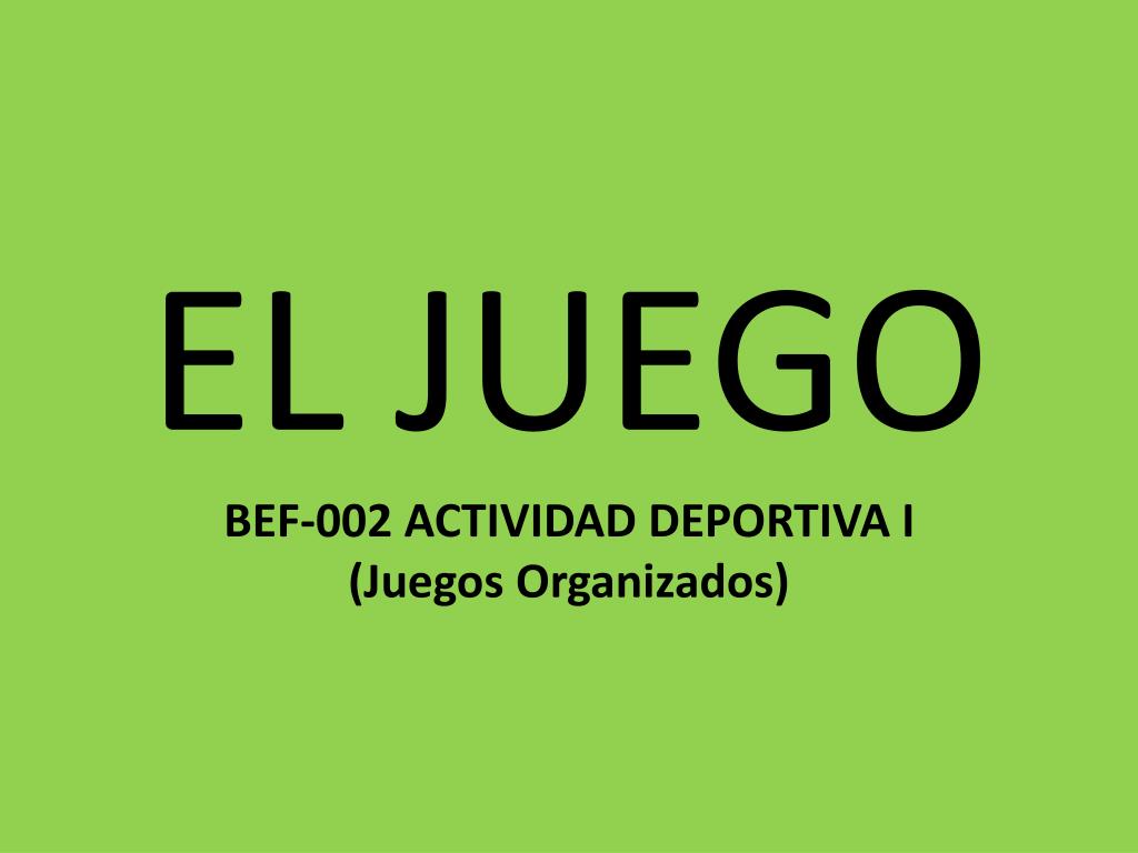 El juego organizado es un magnífico estímulo para el sistema nervioso y para la actividad motora en general. Gunfanfiction Juegos Organizados Definicion Concepto Caracteristicas Orientaciones Y Clasificaciones Del Deporte Actual Ant Juego De Azar Sobre Todo Si Se Apuesta Dinero