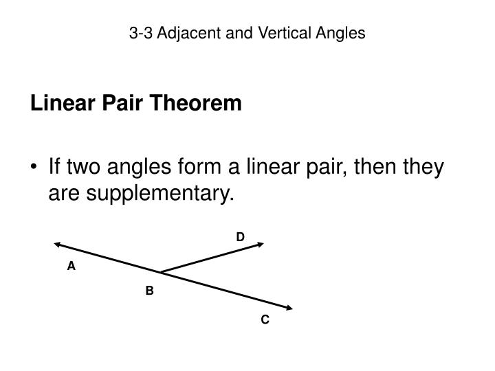 PPT 33 Adjacent and Vertical Angles PowerPoint