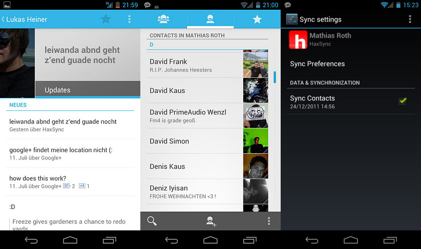 HaxSync ICS Facebook Sync 1.6 Apk Apps ANDROAPPSYESTERDAY
