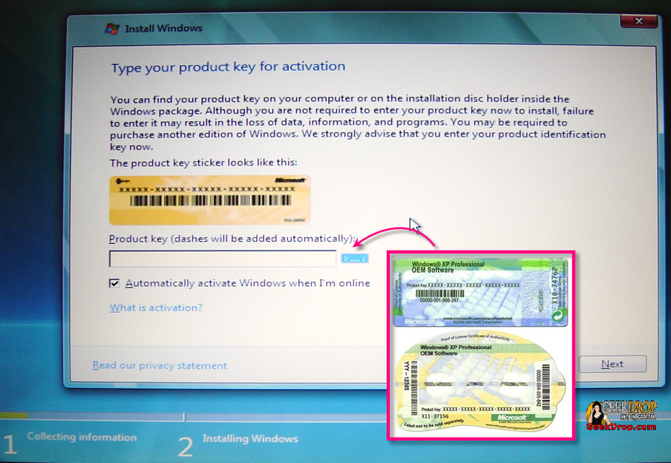 Windows Vista Product Activation Key Code Pure Overclock